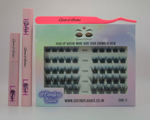 Zestaw #Ombre Blue skręt C